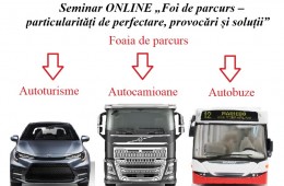 Seminar ONLINE „Foi de parcurs – particularități de perfectare, provocări și soluții”