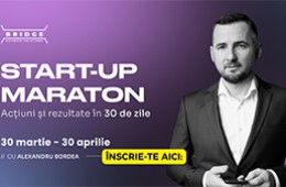 StartUp MARATON - 30 zile de informație, acțiuni și rezultate!