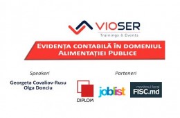 Curs evidența contabilă în domeniul alimentației publice