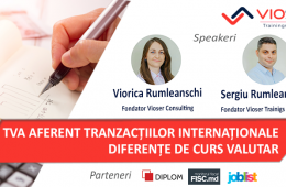 Seminar TVA aferent tranzacțiilor internaționale - Diferențe de curs valutar