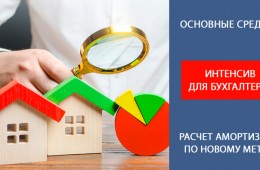 Основные средства - Расчет амортизации по новому методу