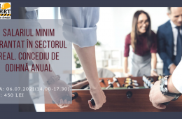 Salariul minim garantat în sectorul real. Concediu de odihnă anual