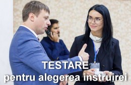 TESTARE pentru alegerea instruirei