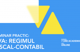 Seminar practic TVA: regimul fiscal-contabil