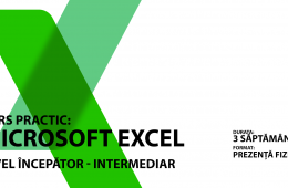 Curs practic Microsoft Excel nivel începător – intermediar  Regim OFFLINE