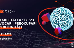 Conferința națională a contabililor MOLDTAX 4.0: Contabilitatea ’22-’23 Provocări, preocupări și oportunități